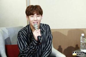 ▲金聖圭接受媒體聯訪。（圖／記者葉政勳攝 , 2017.11.18）