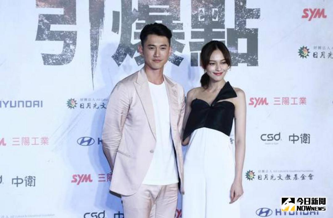 ▲吳慷仁和姚以緹（右）終於在首映合體。（圖／記者葉政勳攝，2018.08.30）