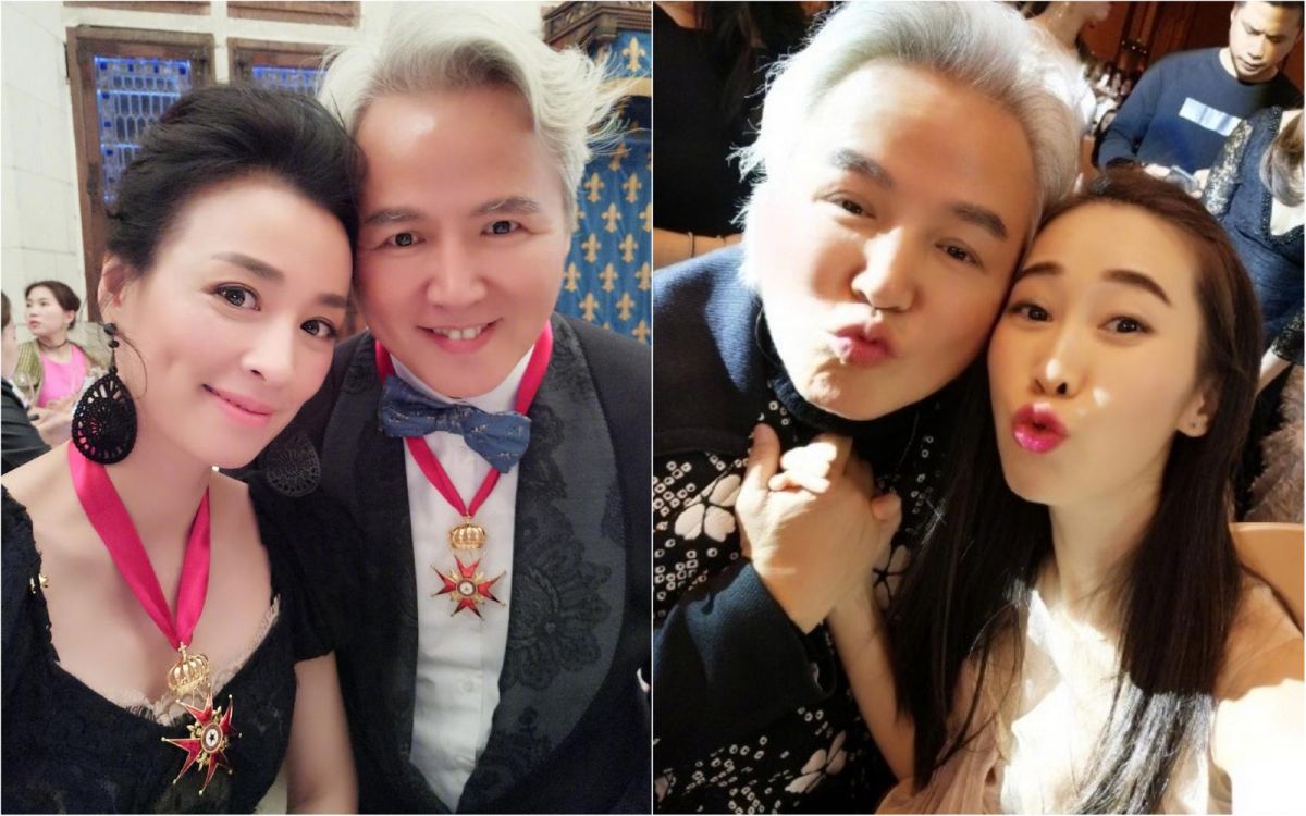 ▲張庭（左）發文替老公滅火，表示林瑞陽沒外遇。（圖／翻攝、張庭TST西南大區負責人阿紫微博, 2018.08.29）