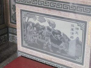 福興宮壁畫幾乎都是王勳生前故事。（圖／台中滔客誌）