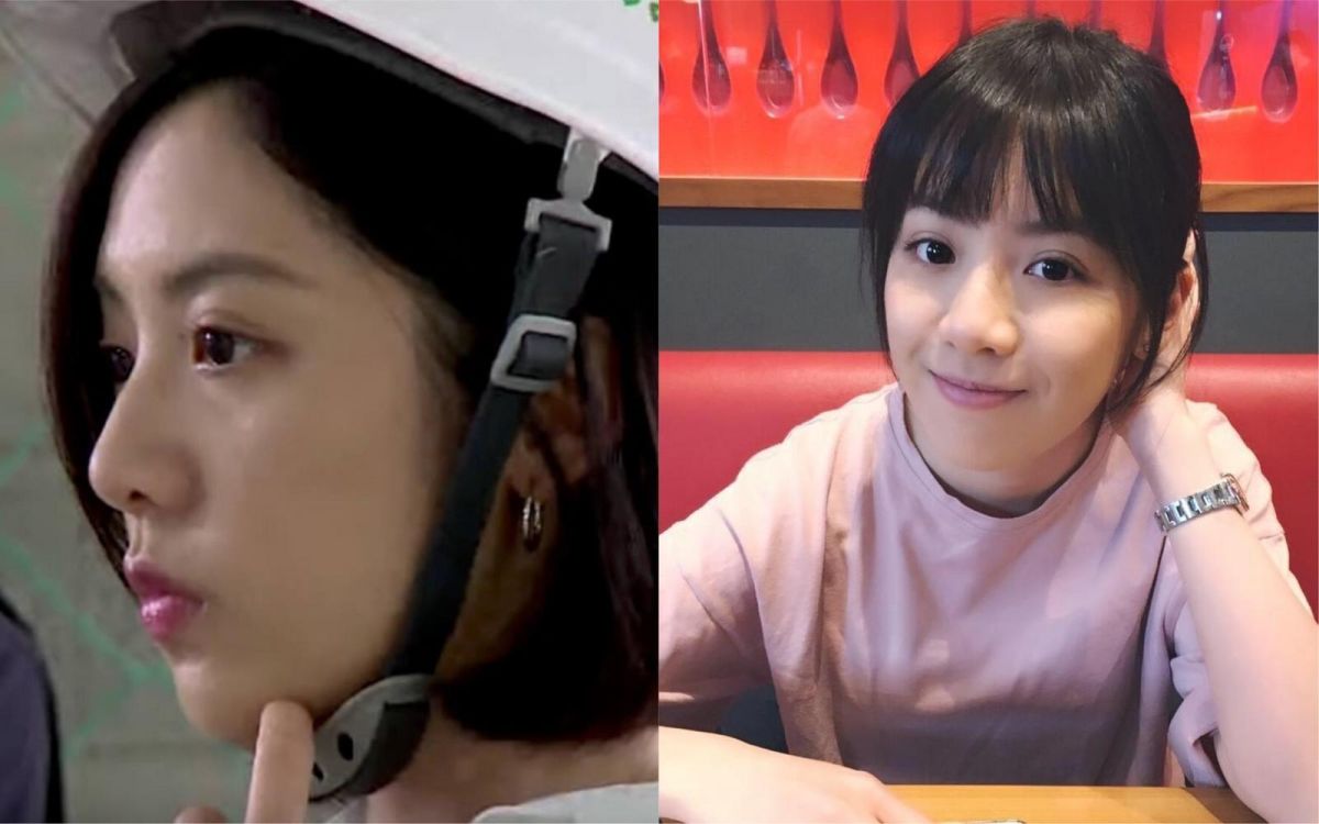 ▲「學姊」黃瀞瑩因「一日幕僚」影片爆紅。（圖／翻攝PTT、黃瀞瑩臉書 , 2018.07.13）