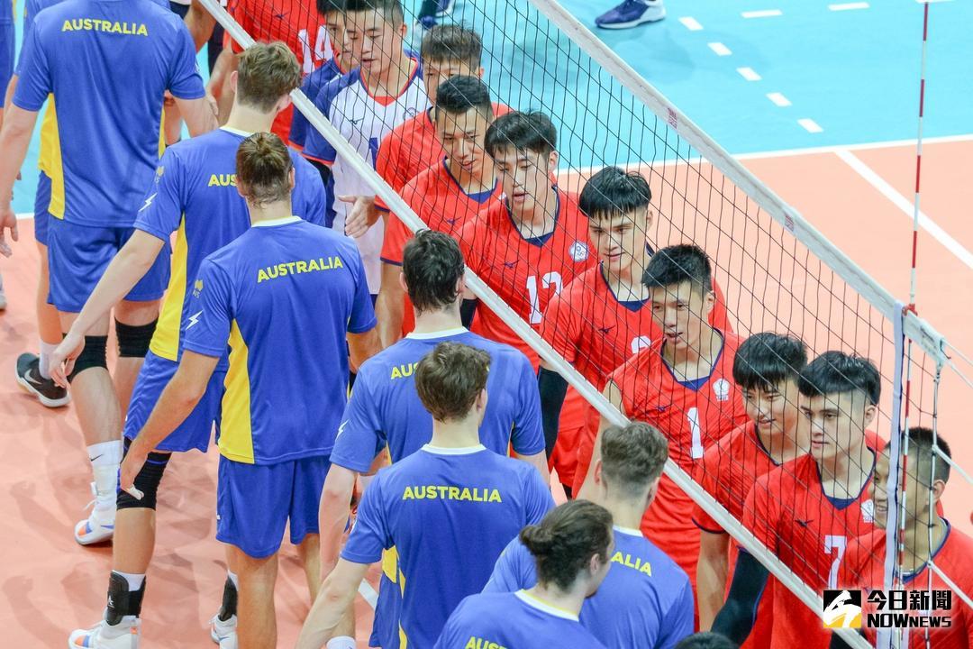 ▲中華男排6日和澳洲男排進行友誼賽。（圖／中華排協提供）