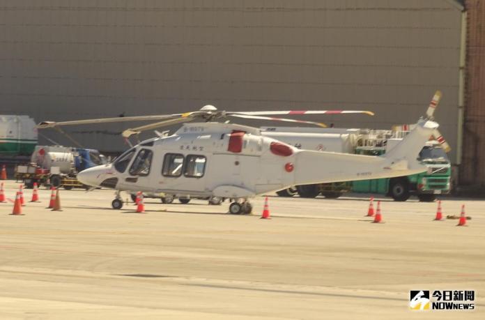 ▲凌天航空AW169直升機，未來將擔任離島醫療後送任務。（圖／記者呂烱昌攝 , 2018.8.7\\)