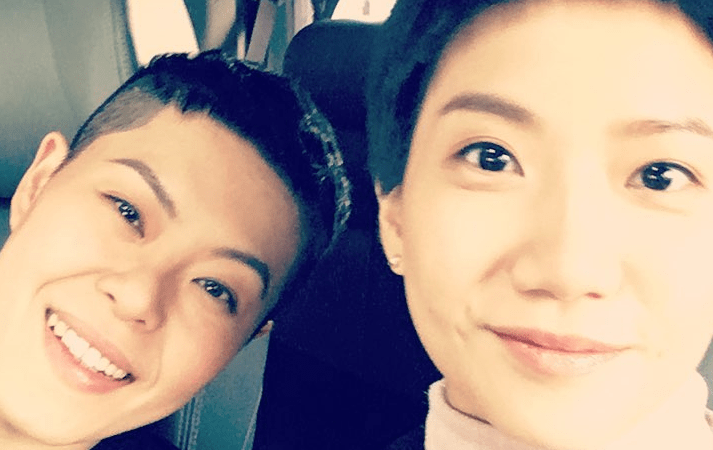 ▲盧凱彤（右）墜樓身亡，音樂夥伴林二汶難接受。（圖／翻攝盧凱彤臉書 , 2018.08.08）