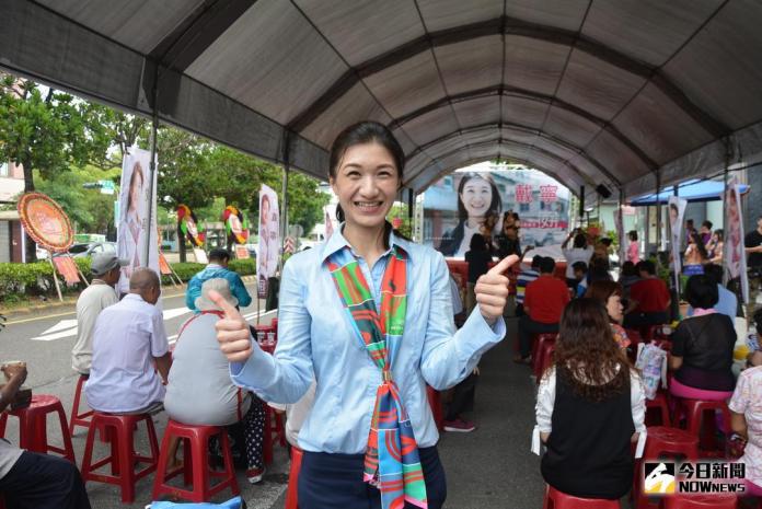 成立競選總部　美女刺客戴寧爭取連任嘉義市議員
