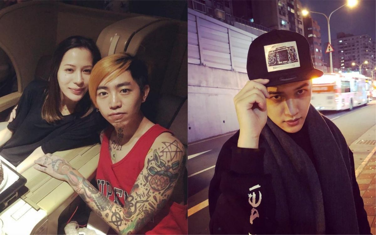 ▲熊仔（右）用寫歌關心謝和弦病狀。（圖／翻攝謝和弦、熊仔臉書, 2018.08.10）