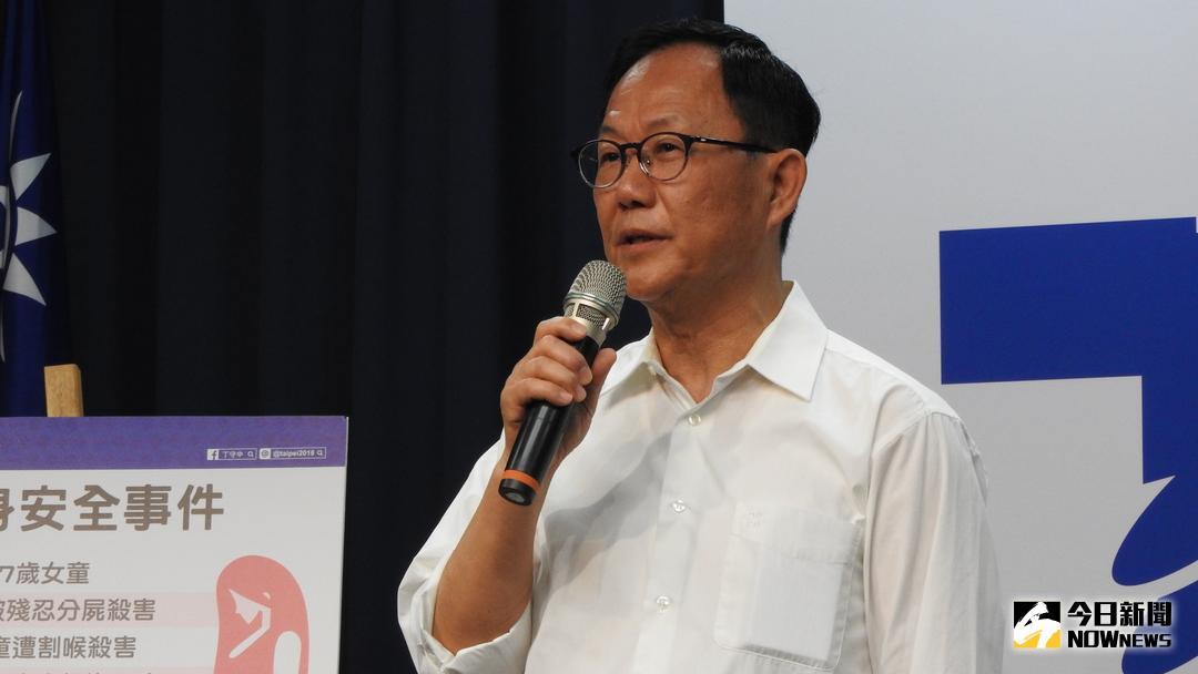 ▲國民黨台北市長參選人丁守中。（圖／記者戴祺修攝，2018.08.13）