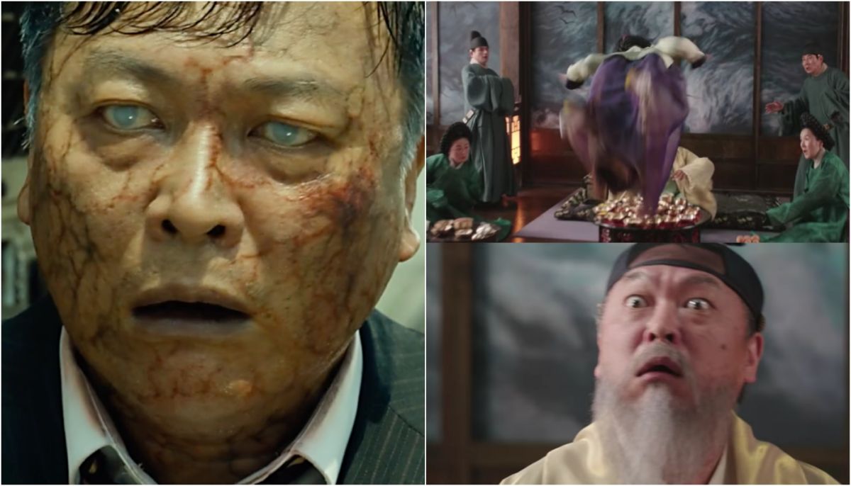 ▲金義聖在《屍速列車》飾演不顧別人死活的營運長，最後慘遭活屍痛咬，在新喪屍片《屍落之城》中下場依舊。（圖／車庫娛樂提供）