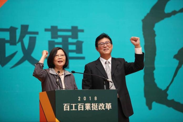 四度幫姚文智站台　蔡英文：選情正在向上提升
