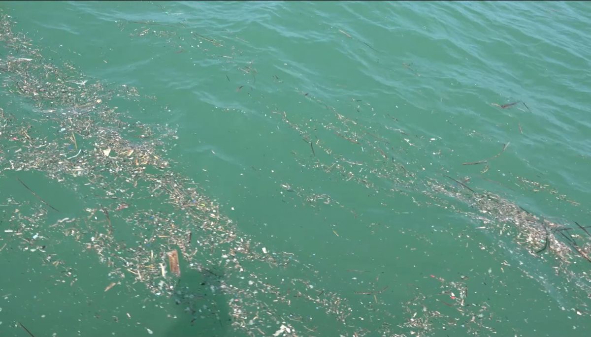 ▲海面上的廢棄物不但不能回收，還很難找到汙染源。（圖／黑潮海洋文教基金會提供）