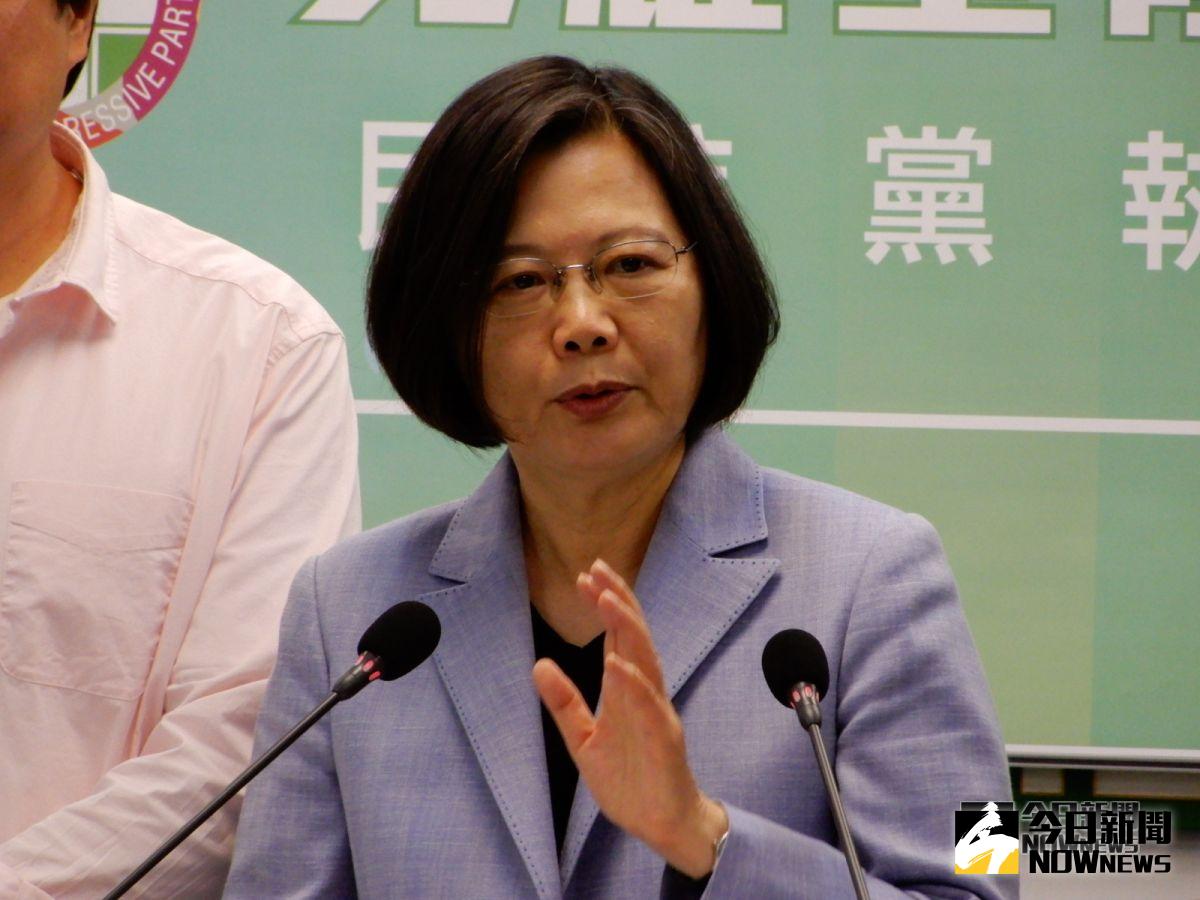 ▲ 有網友分析目前民進黨的四大對手，質疑「火力配比是否放錯？」。圖為總統蔡英文。（圖／資料照，記者陳弘志攝）