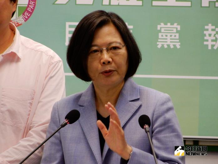蔡英文：國民黨說會缺電、漲電價是唱衰台灣！
