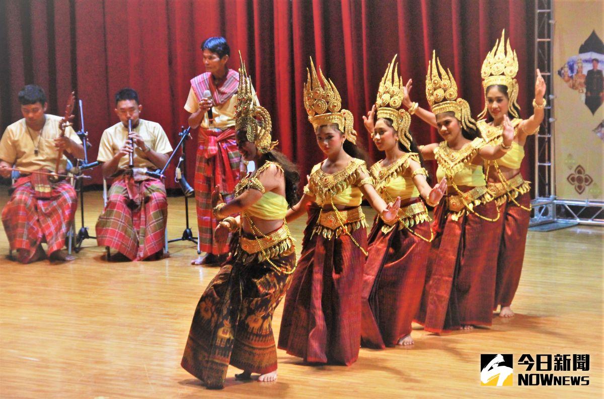 ▲泰國皇家東北理工大學帶來精彩的傳統舞蹈表演活動。（圖／記者陳宗傑攝,2018.09.05）