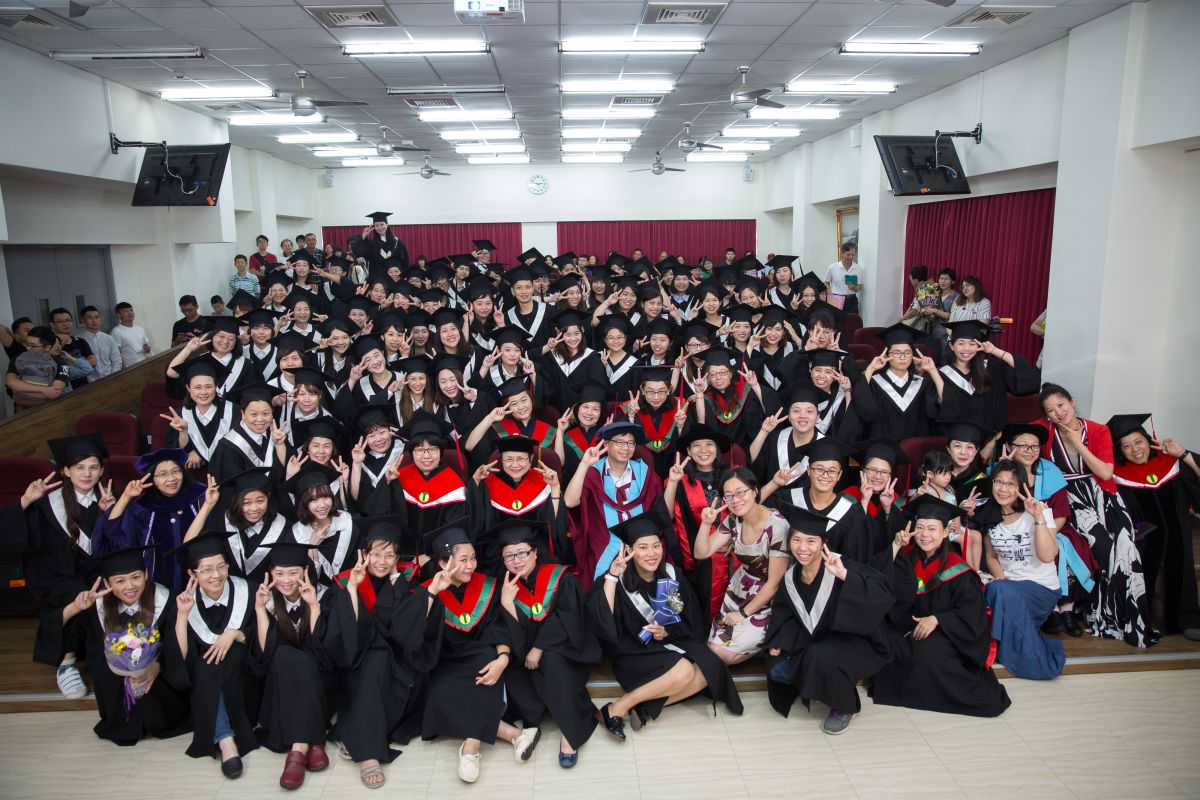 國考護理師放榜，大葉大學第一屆護理學系畢業生通過考照合格率高達98％，堪稱職場勝利組。（圖／記者陳雅芳攝，2018.09.05)