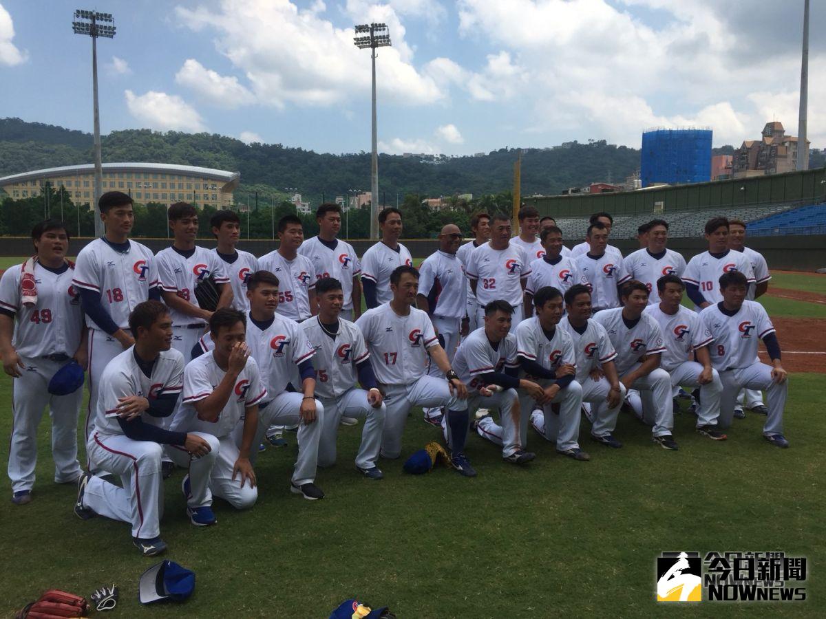 中華隊。（吳政紘攝）