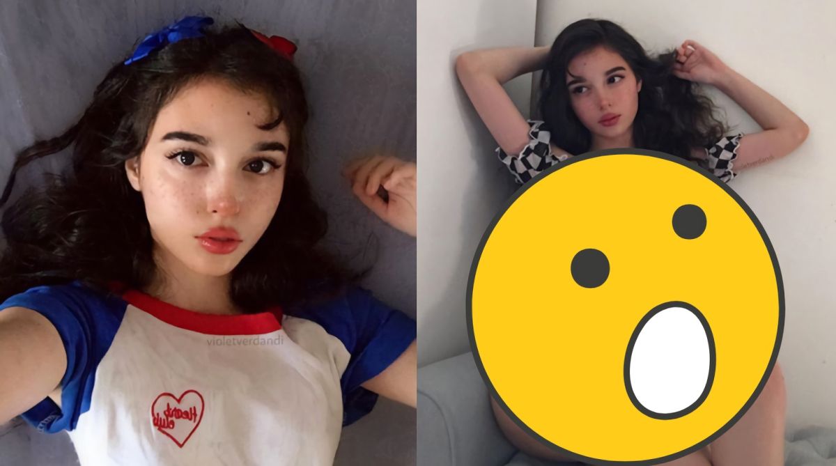 ▲美國一名14歲女網紅超齡外貌引起網友討論。（圖／翻攝Violet IG , 2018.09.06）