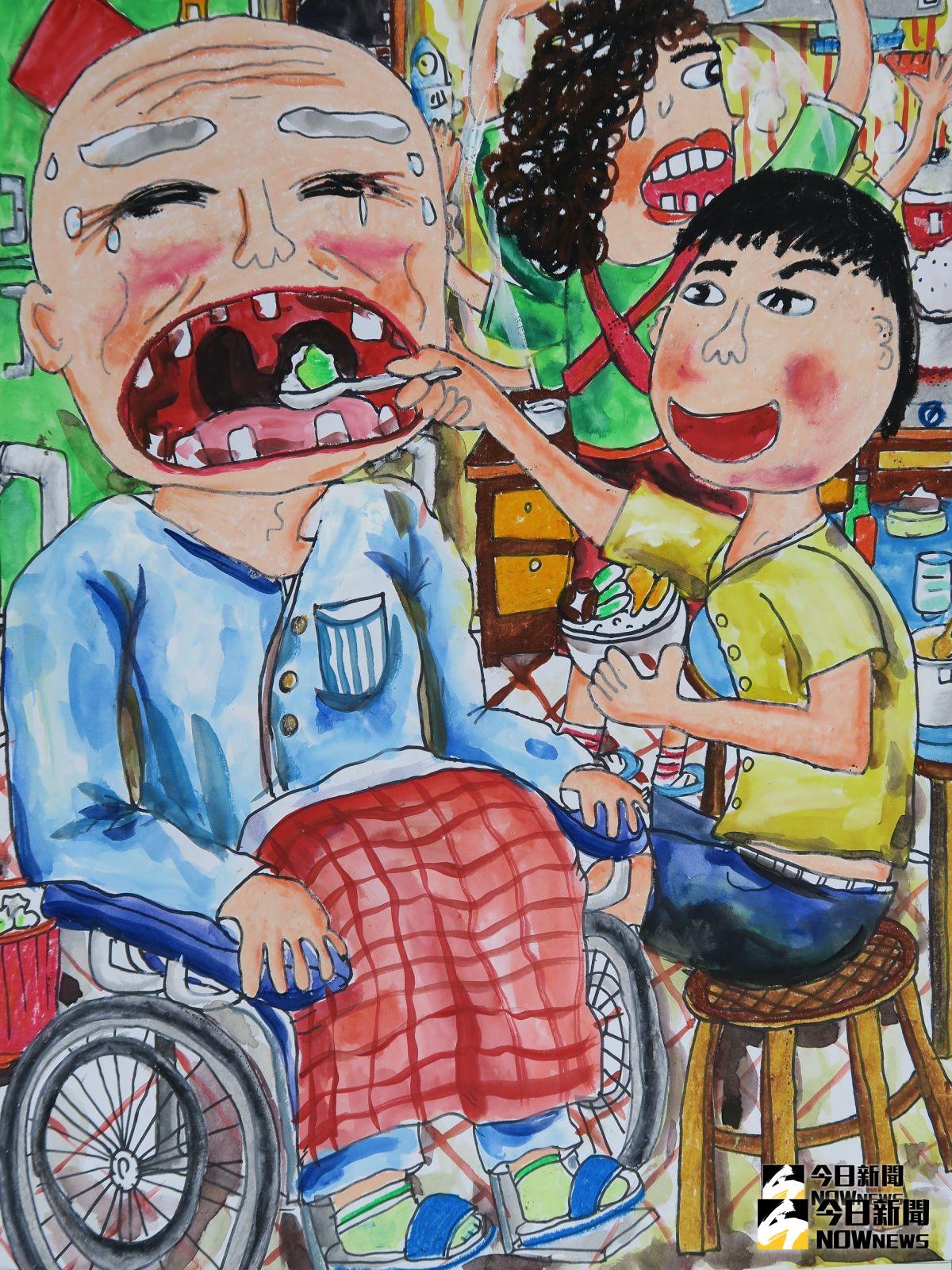 「兒童生活教育寫畫創作」正在徵件中，繪畫組由國小全年級均可參加。（圖／記者蘇榮泉攝，2018.09.06）