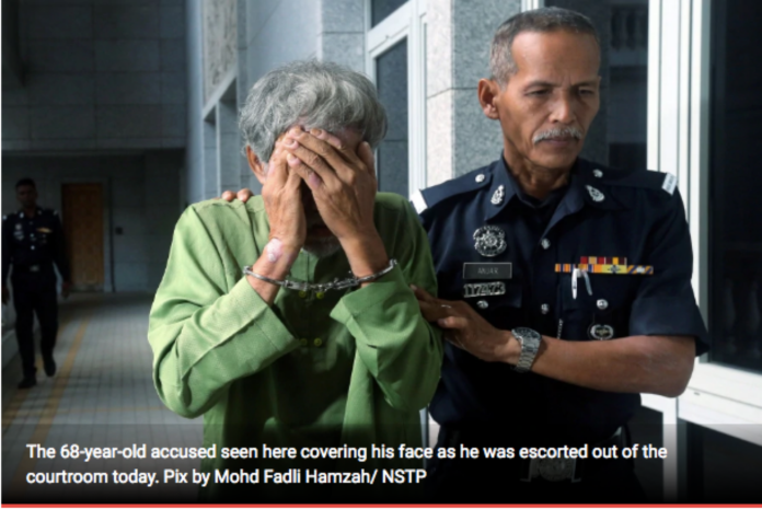 ▲馬來西亞傳出女嬰性侵案， 68 歲的哈希姆卡林（Hashim Karim）坦承罪刑遭送辦。（圖／翻攝自New Straits Times）