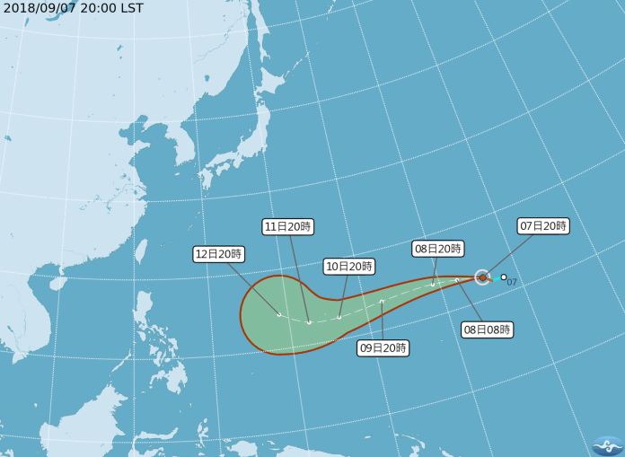 第22號颱風「山竹」今晚生成　入秋首波鋒面報到
