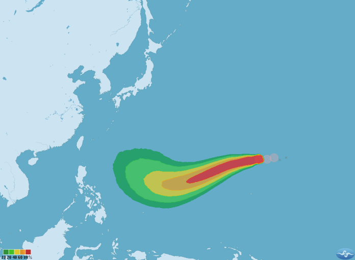 ▲山竹颱風昨（ 7 ）晚形成，氣象專家吳德榮警告「今年鄰近台灣強度最強、威脅最大的一個。」（圖／翻攝自中央氣象局網站）