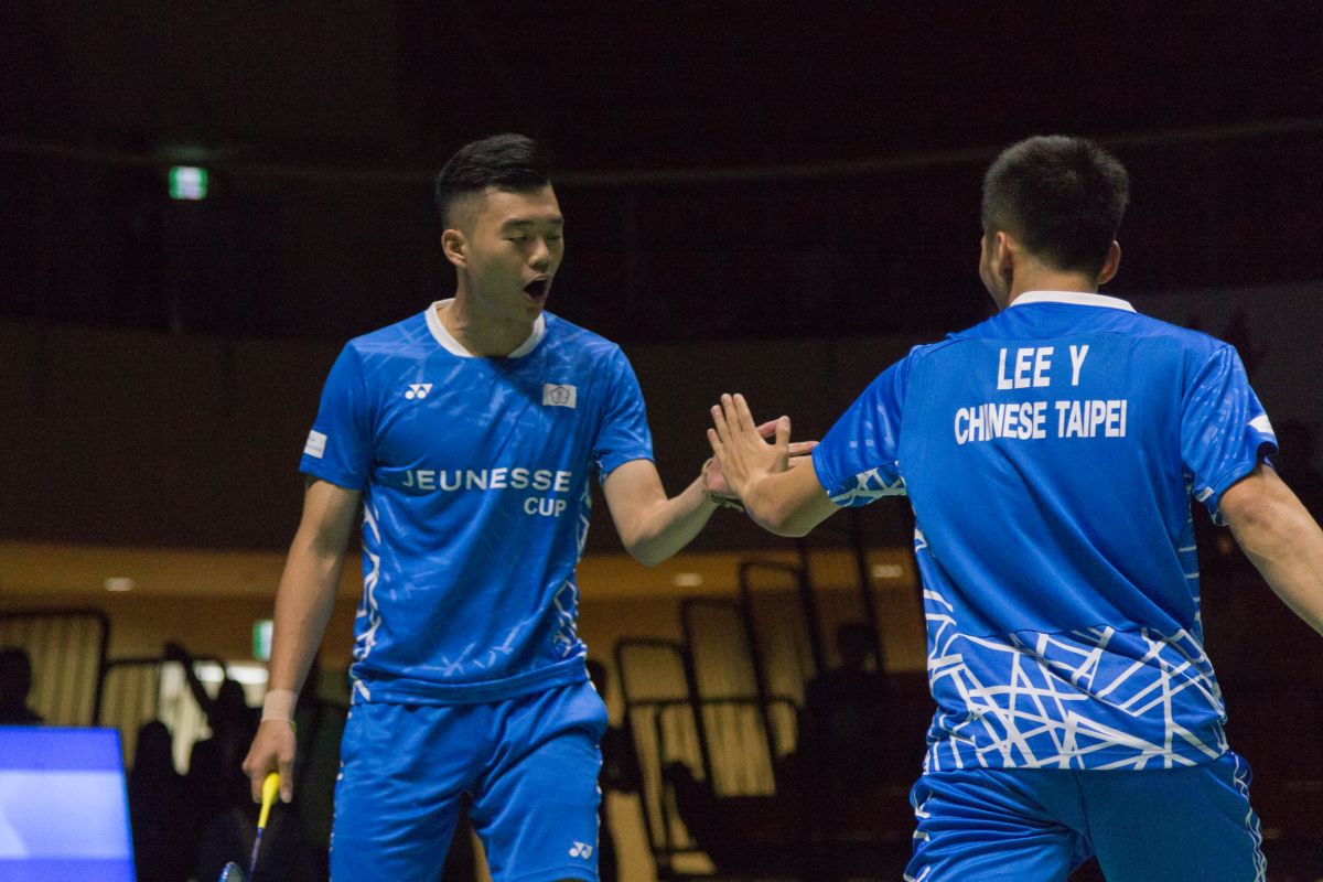 ▲首度搭檔男雙的「麟洋配」王齊麟（左）、李洋。（圖／海碩整合行銷提供）