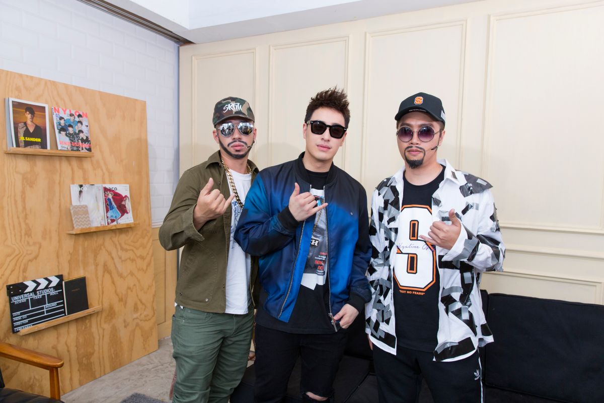 潘瑋柏參加「台灣新說唱」影片錄製，幽默自嘲、自黑。（圖／華納音樂提供, 2018.09.15）