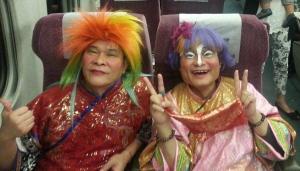 ▲澎恰恰、許效舜《鐵獅玉玲瓏》就是以陳寶貴、陳美珠為原型。（圖／翻攝自許效舜臉書）