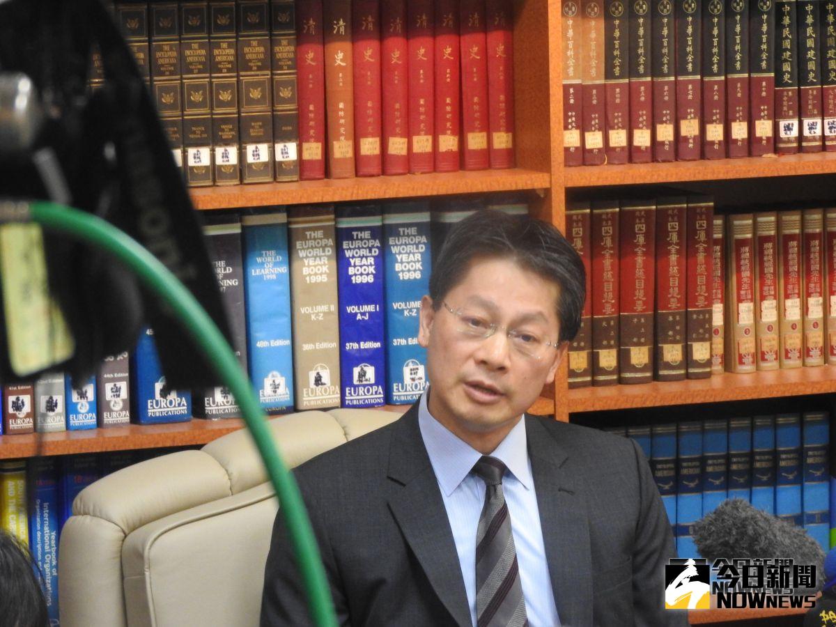 ▲外交部發言人李憲章。（資料照／林仕祥攝）