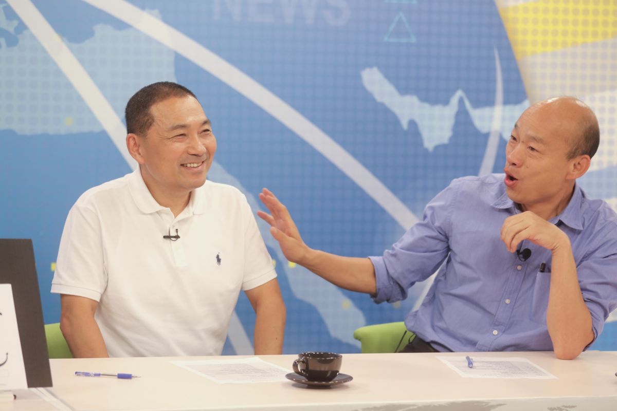 ▲侯友宜與韓國瑜首度同台上節目，英雄惜英雄。（圖／侯友宜辦公室提供）