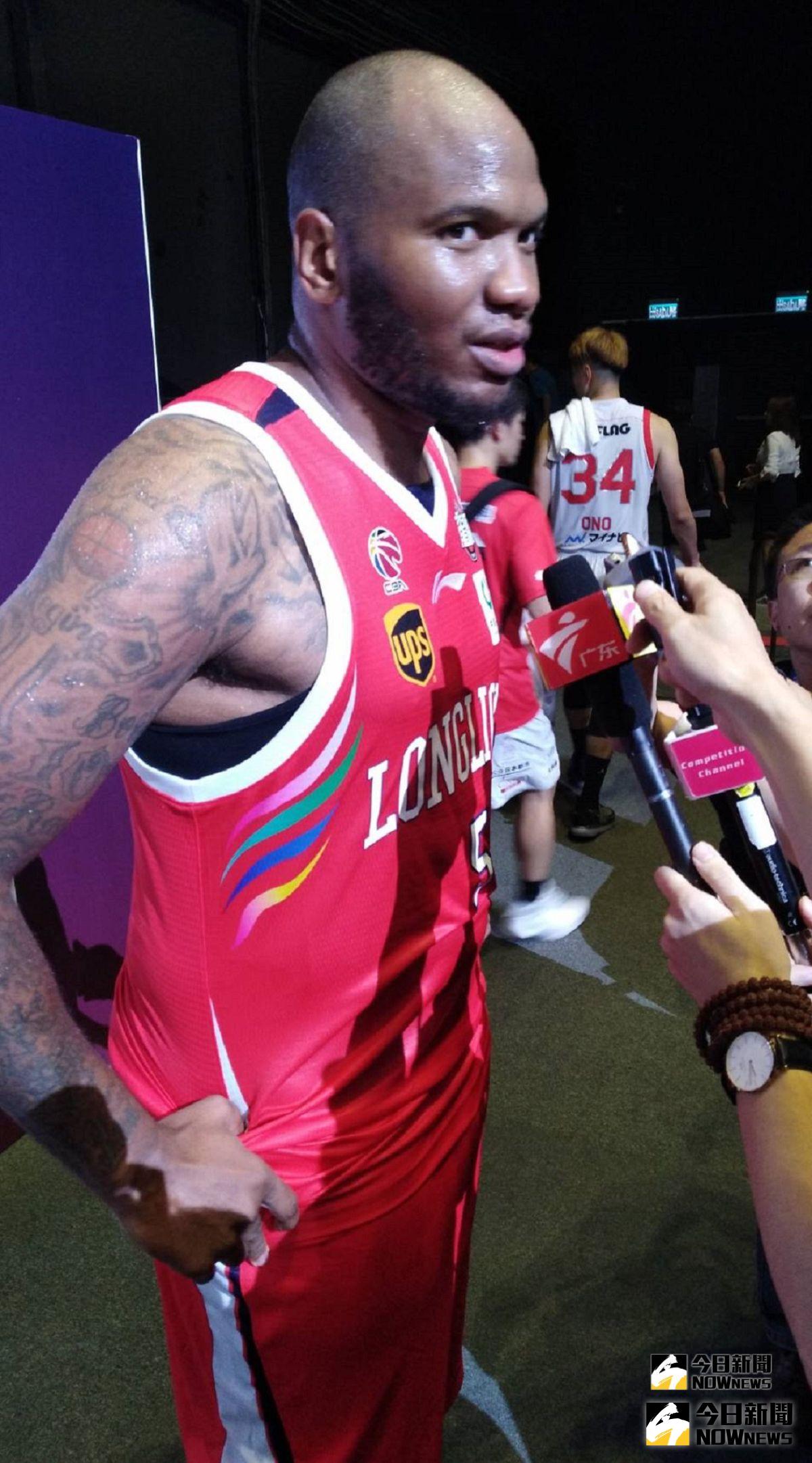 前勇士前鋒Marreese Speights。（圖／黃建霖攝）