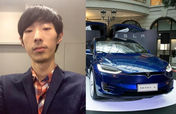 ▲ 「台灣天才駭客」張啟元今日透露他還曾1元訂購特斯拉（Tesla）汽車，特斯拉還因此給他獎金。（合成圖／翻攝自張啟元臉書、特斯拉臉書）