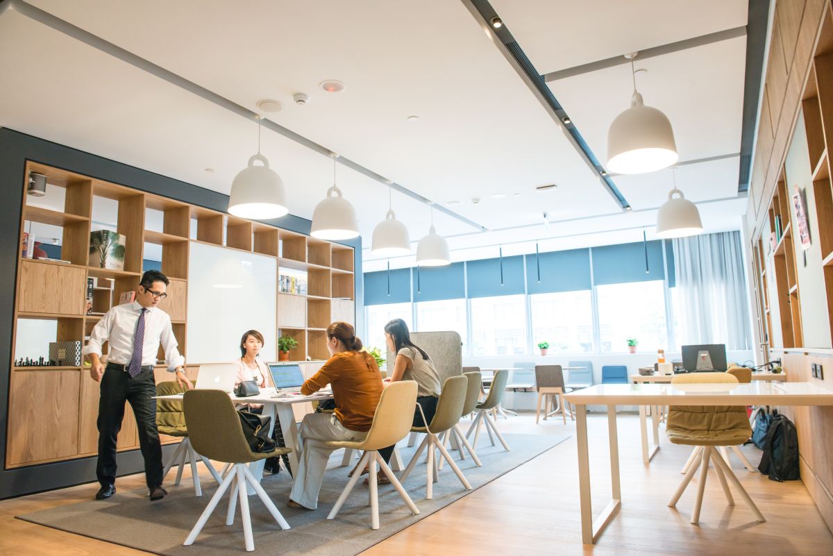 ▲跨國共享空間 Spaces 台北 IFC 宏盛據點正式揭幕，為上班族、工作者提供一個相當棒的辦公空間！（圖／宏盛 IFC提供）