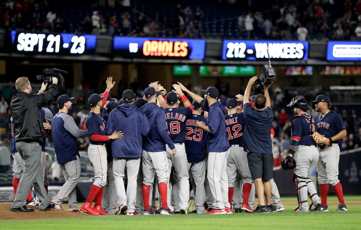 ▲紅襪隊封王。（圖／美聯社／達志影像）