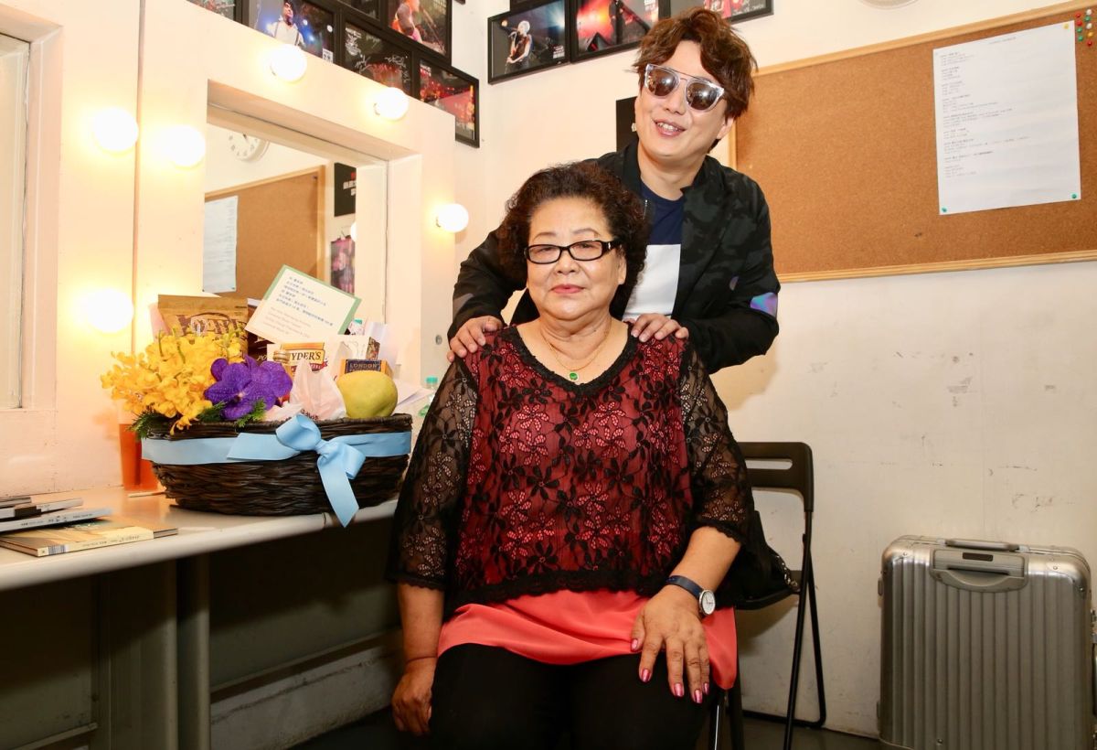 ▲蕭煌奇的媽媽也在台下欣賞演唱會。（圖／環球音樂提供, 2018.09.22）