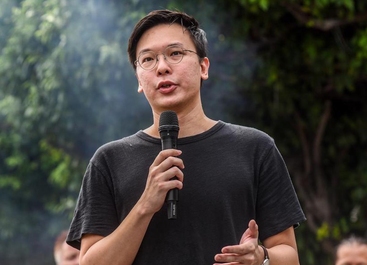 太陽花學運領袖林飛帆。（資料照／陳明安攝 , 2017.08.01）