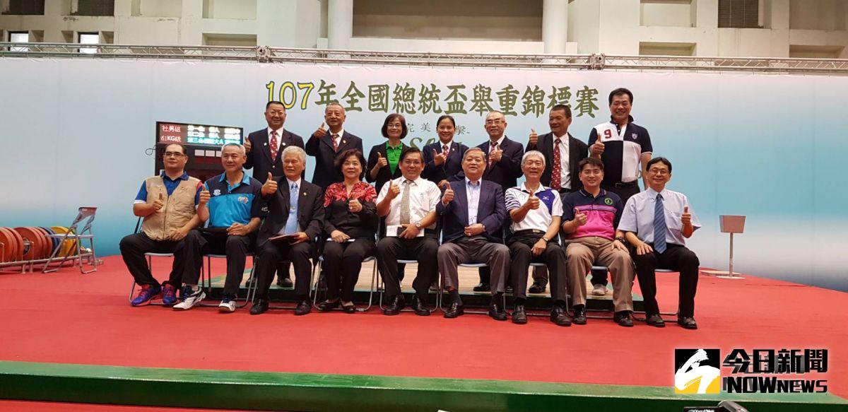 ▲「107年全國總統盃舉重錦標賽」於107年9月23日至29日在台南市新營體育場體育館舉行。(圖/台南市體育處提供)