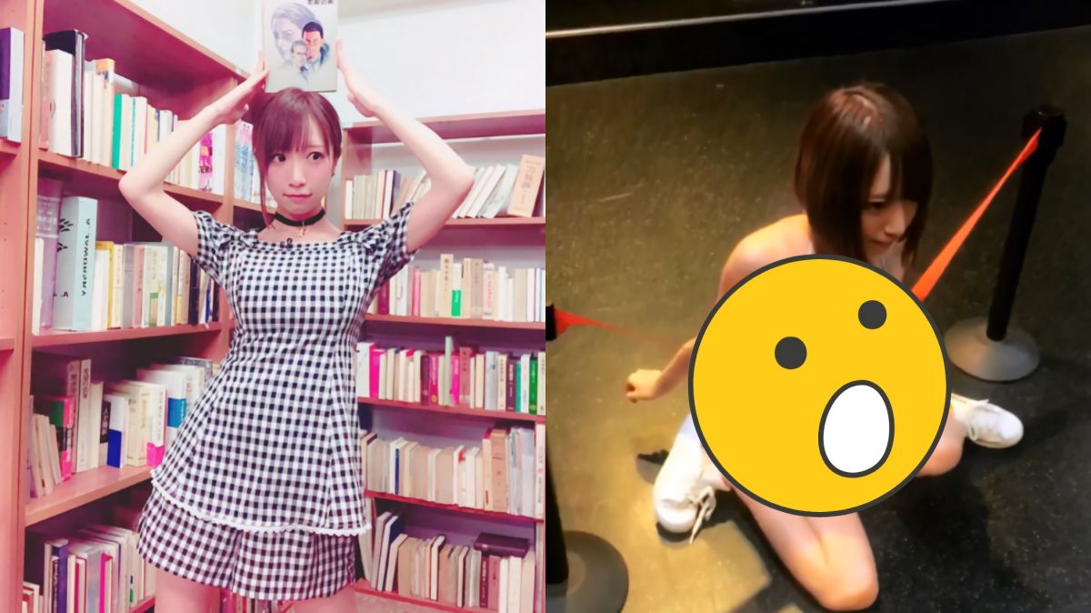 ▲寫真女星清水藍里挑戰凌波舞頻失敗，忍不住將影片PO網求解。（圖／翻攝清水藍里IG, 2018.09.25）