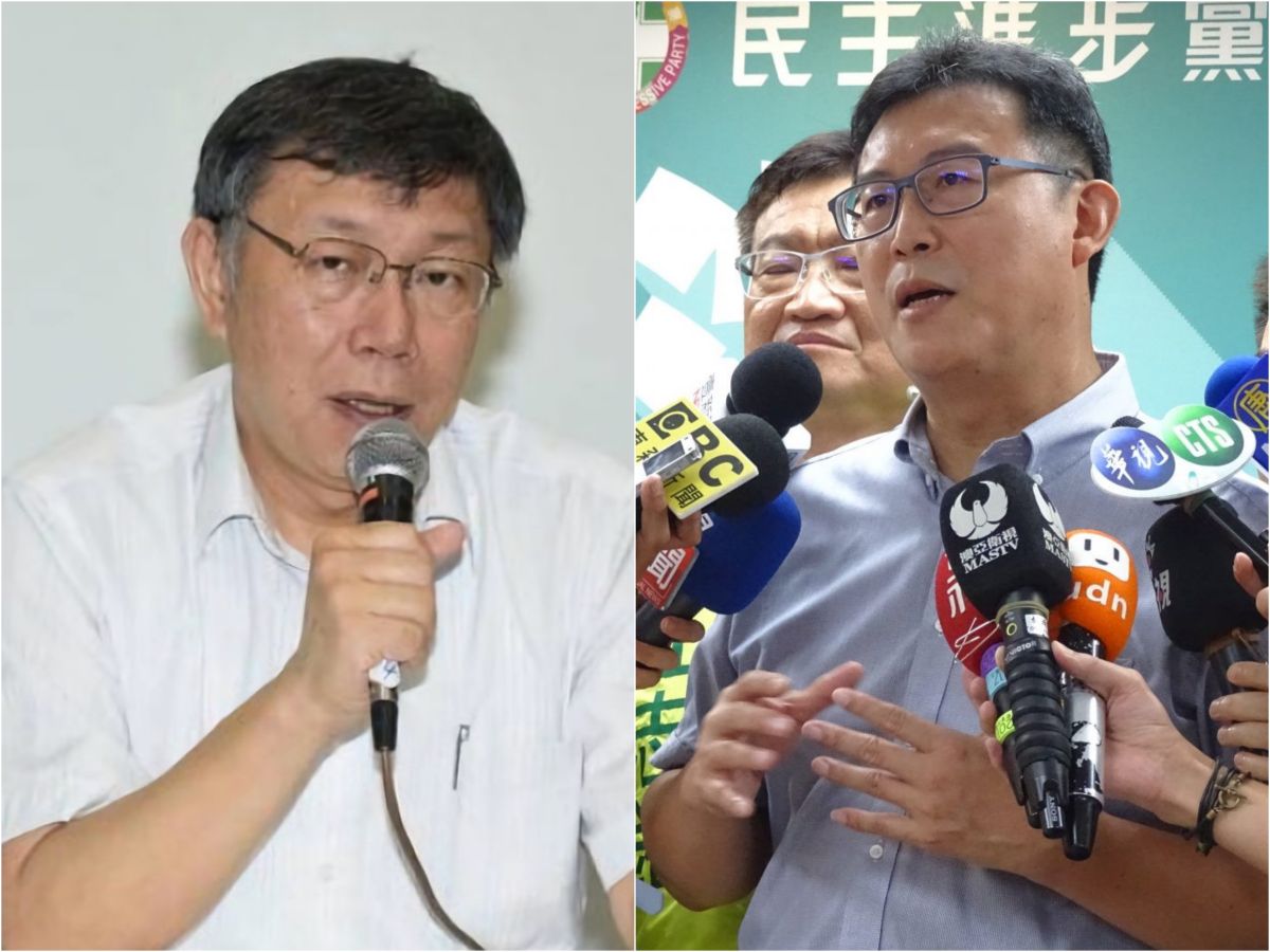 ▲姚文智今（27）日上午質疑台北市長柯文哲一共去過大陸 18 次，次數如此之多，卻始終沒有對選民詳細說明其造訪目的。（合成圖／NOWnews 資料照）