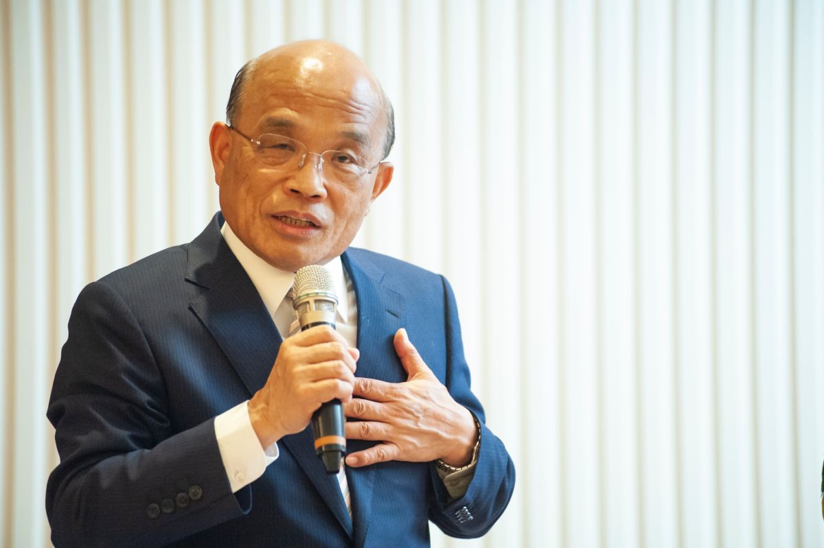 ▲蘇貞昌認為，民主選舉一定要有辯論，這是候選人對選民的責任，因為選民也有知的權利。（圖／蘇貞昌辦公室提供）