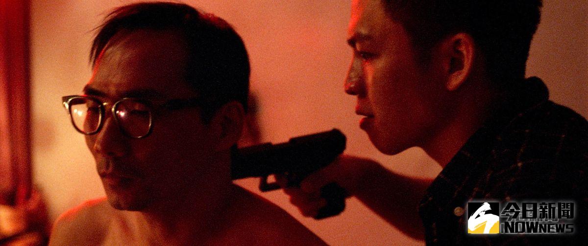 ▲石頭（左）不僅演大反派，還有激情床戲。（圖／牽猴子，2018.09.26）
