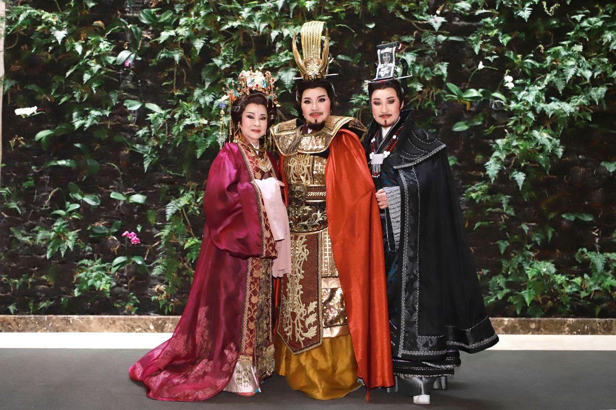 ▲左起許秀年、唐美雲以及小咪，三人演出精采。（圖／民視提供，2018.09.26)