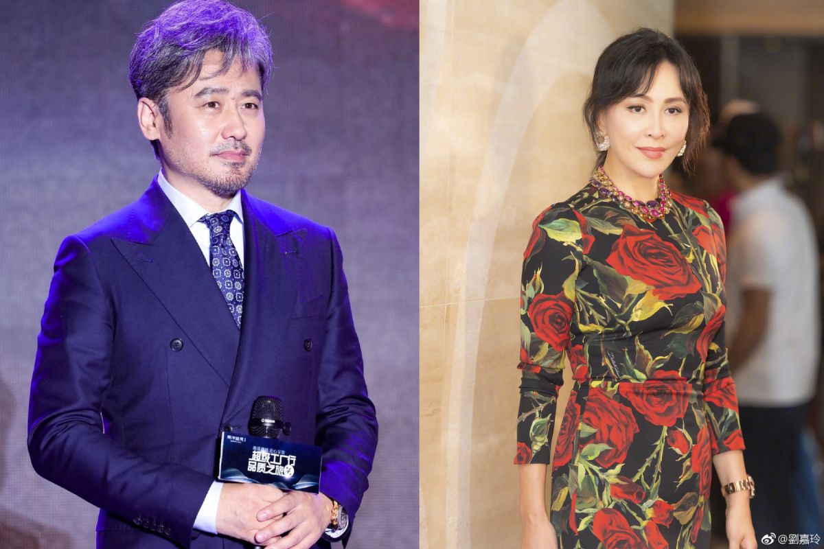  ▲吳秀波因負面新聞，傳出手上節目由劉嘉玲頂替。（圖／翻攝吳秀波播報台、劉嘉玲微博, 2018.09.26）