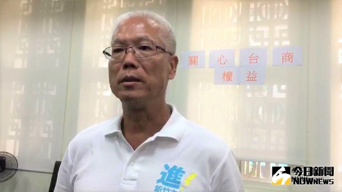 ▲新竹市長候選人謝文進反對政府對於領取大陸居住證加以管制限縮，痛批「比戒嚴時代還戒嚴」。（圖／謝文進陣營提供）