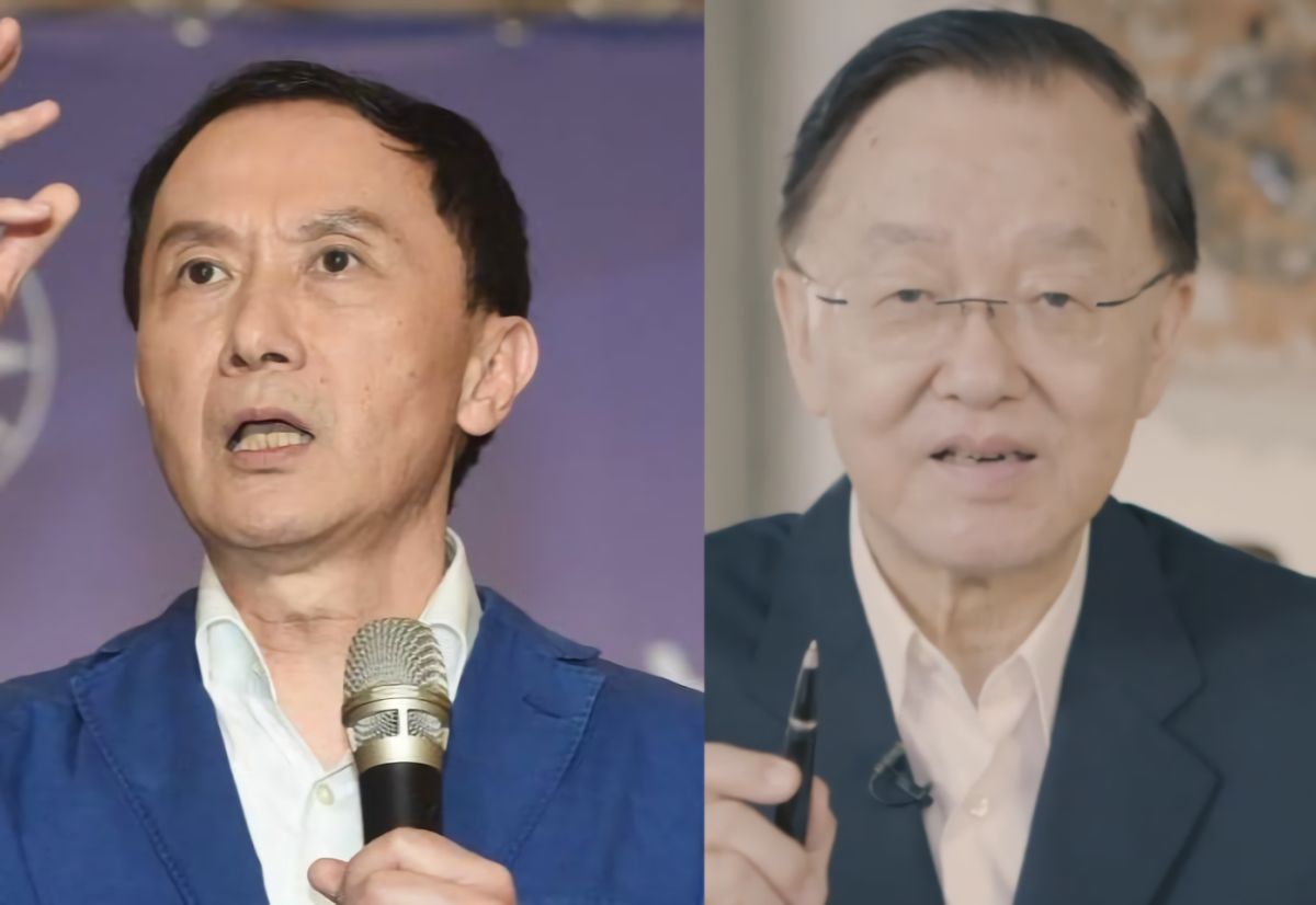 ▲郭新政在影片中請來盛竹如客串，以類戲劇手法呈現墜樓真相。（圖／翻攝自臉書）