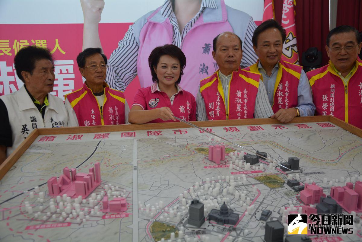 ▲蕭淑麗在建設上將從一個地標、二條河流、三大商圈、四座新城門、九大新計畫著手。（圖／記者郭政隆攝影2018.08.28）