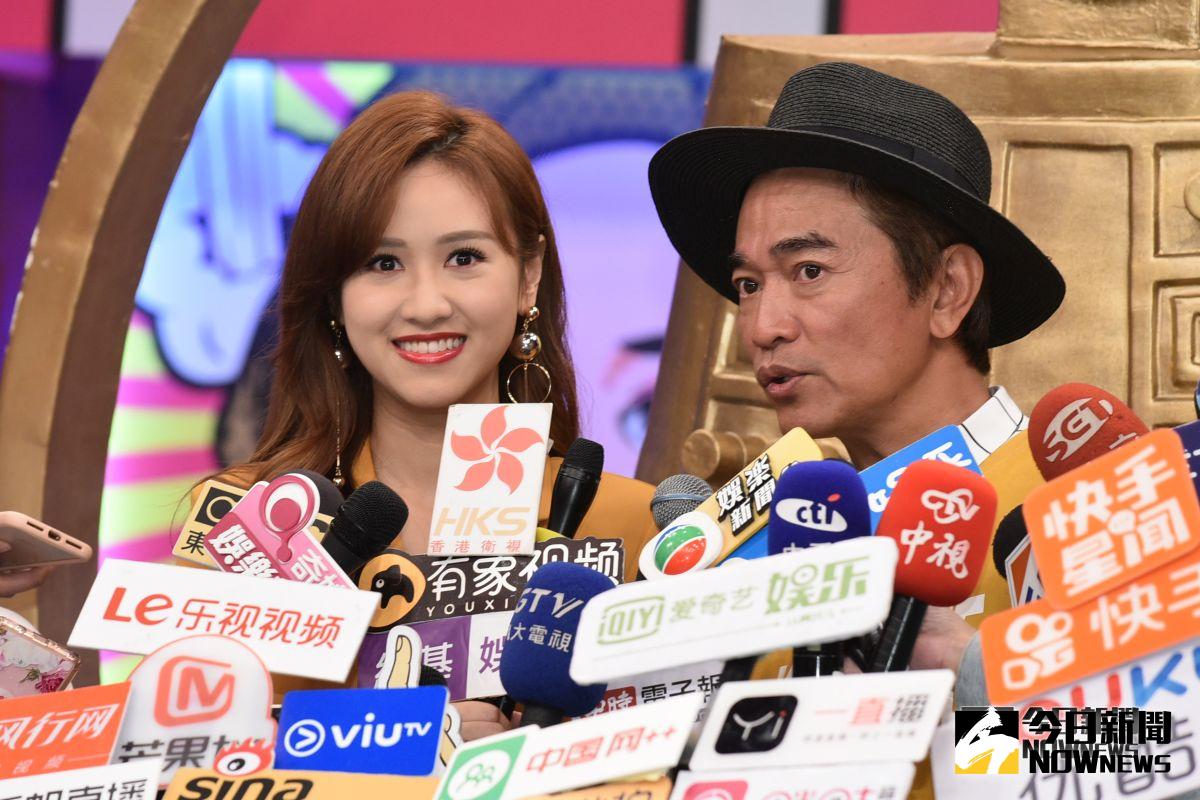 吳宗憲、吳姍儒《小明星大跟班》金鐘記者會
。（圖／記者林柏年攝，2018.9.30）
