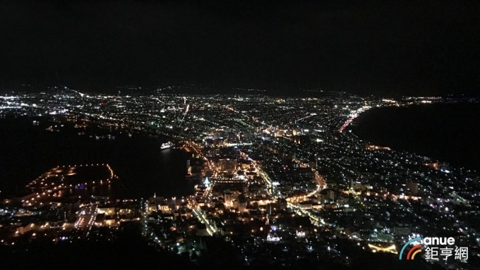 ▲ 北海道地震函館夜景。(鉅亨網資料照)