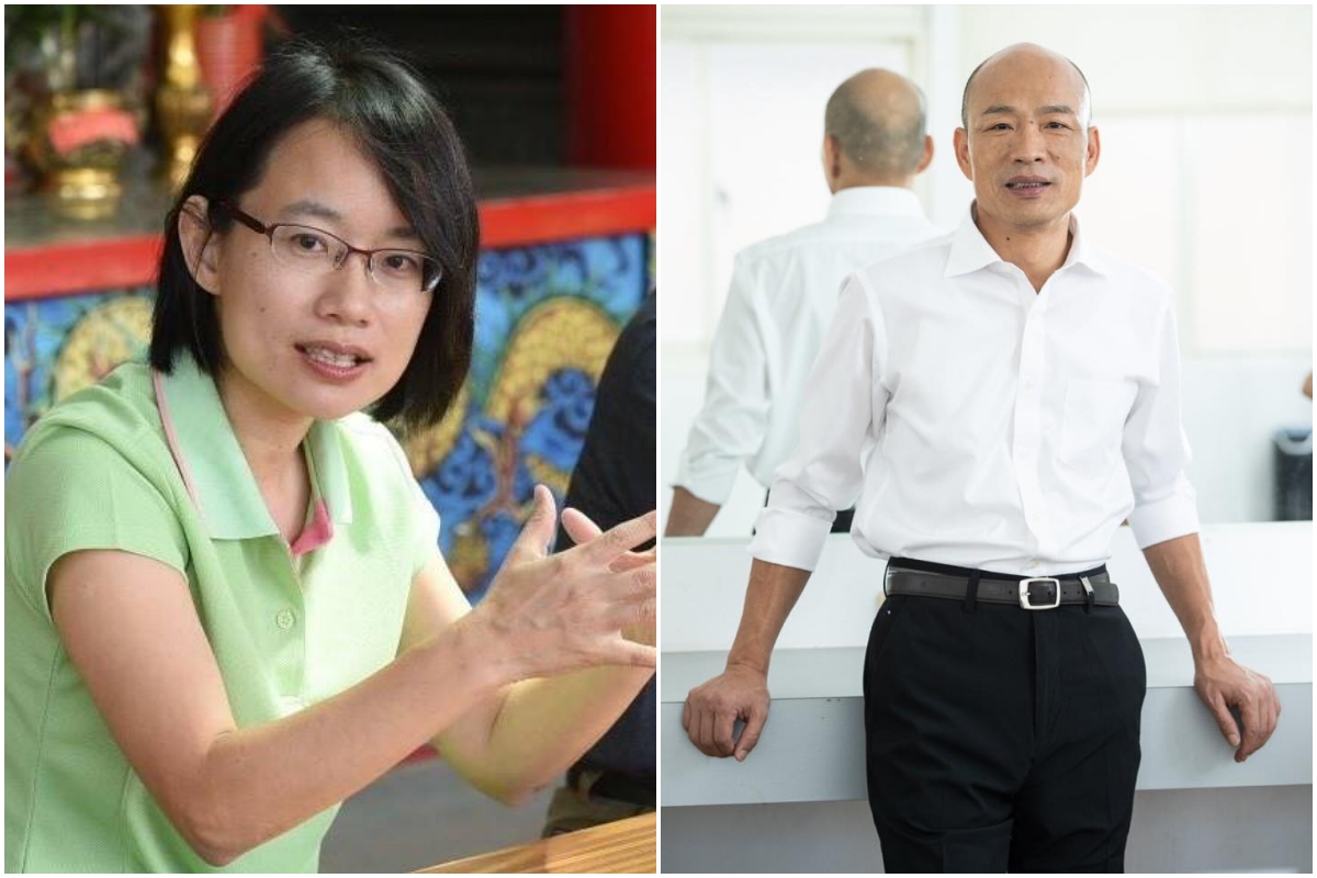 ▲媒體人吳子嘉認為，吳音寧給韓國瑜能量，若不除去吳音寧將危及民進黨選情。（圖／取自吳音寧、韓國瑜臉書）