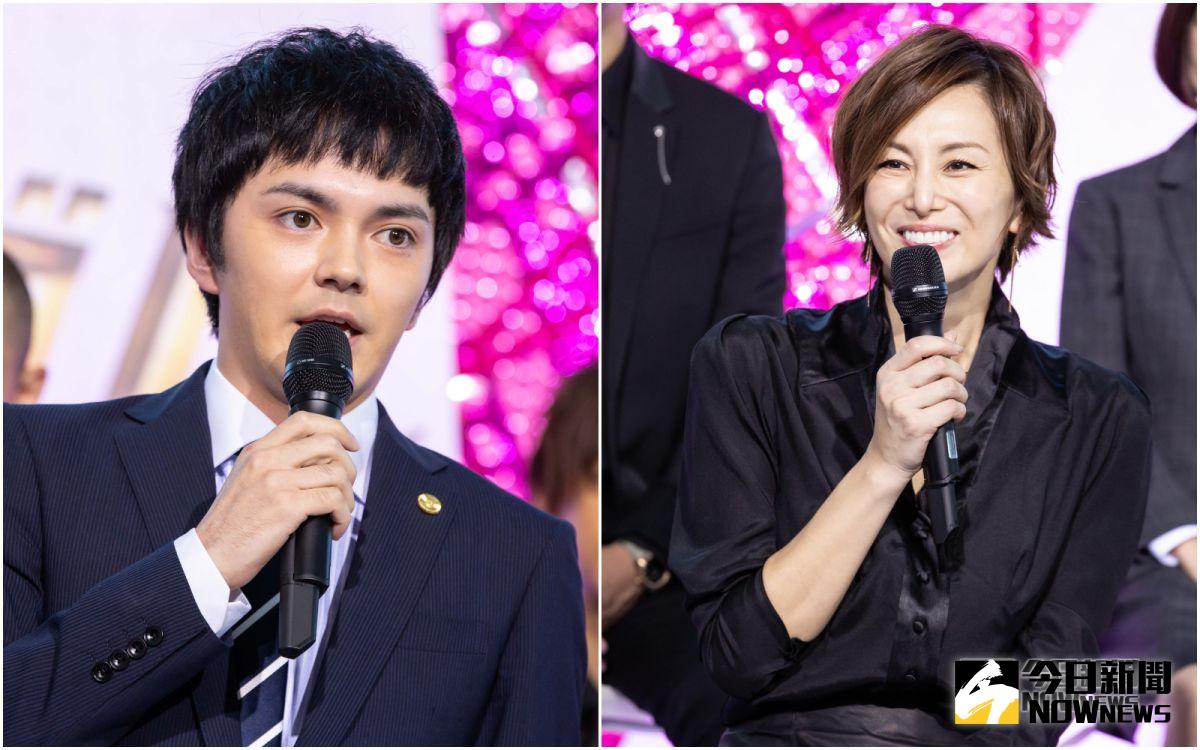 ▲林遣都（左）喜歡吃螃蟹，米倉涼子決定帶他去吃。（圖／KKTV, 2018.10.2）