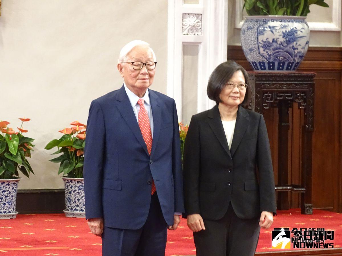 ▲總統蔡英文3日舉行記者會，宣布APEC領袖代表，確定由台積電前董事長張忠謀出任。（資料照片／記者呂炯昌攝）
